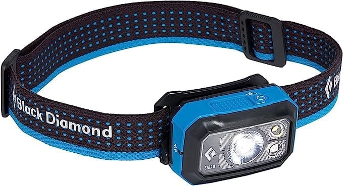 Black Diamond Spot 350 Headlamp in aluminum gray, featuring multiple brightness settings, waterproof design, and long battery life, perfect for exploring Canada's best hiking trails.
