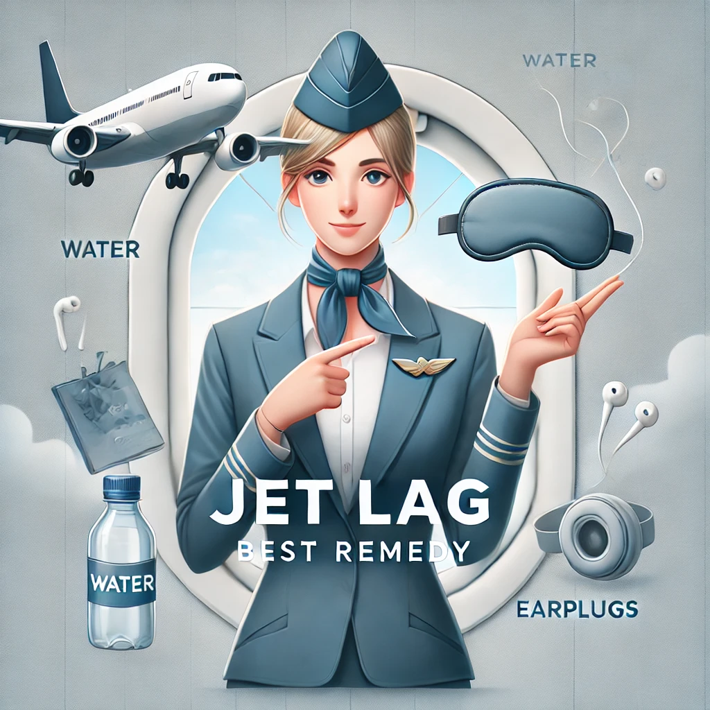 light attendant shares jet lag best remedy tips with essential travel items for better rest.